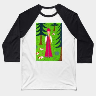 Mushroom Forest Baseball T-Shirt